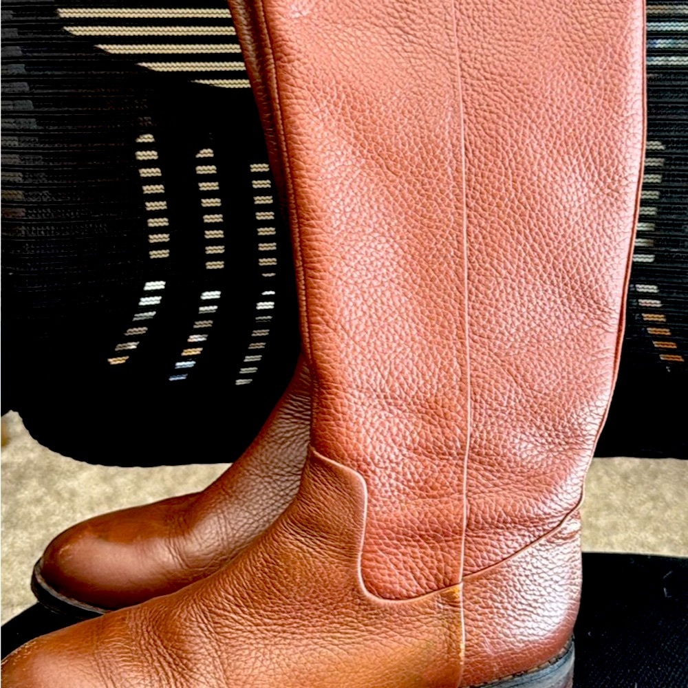 Sam Edelman Brown Leather Knee-High Boots